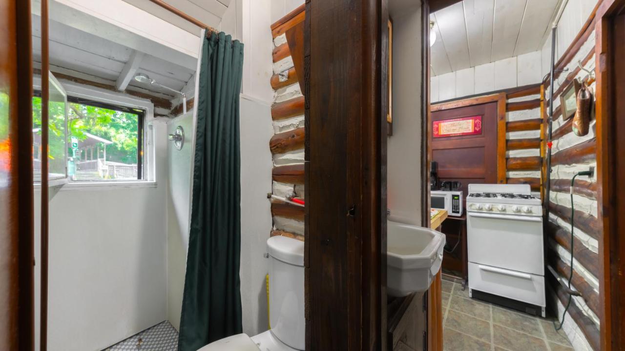 Log Cabin Motor Court Ашвил Екстериор снимка